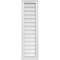 Ekena Millwork Vertical Surface Mount PVC Gable Vent w/ 2"W x 2"H , Brickmould Sill Frame, 12"W x 42"H GVPVE12X4203SN - alternate 1